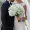 100 Pcs Babys Breath Artificial Flowers White Baby Breath Flowers Artificial Bulk,Real Touch Fake Flowers Baby's Breath for Wedding Party Home Garden Decoration